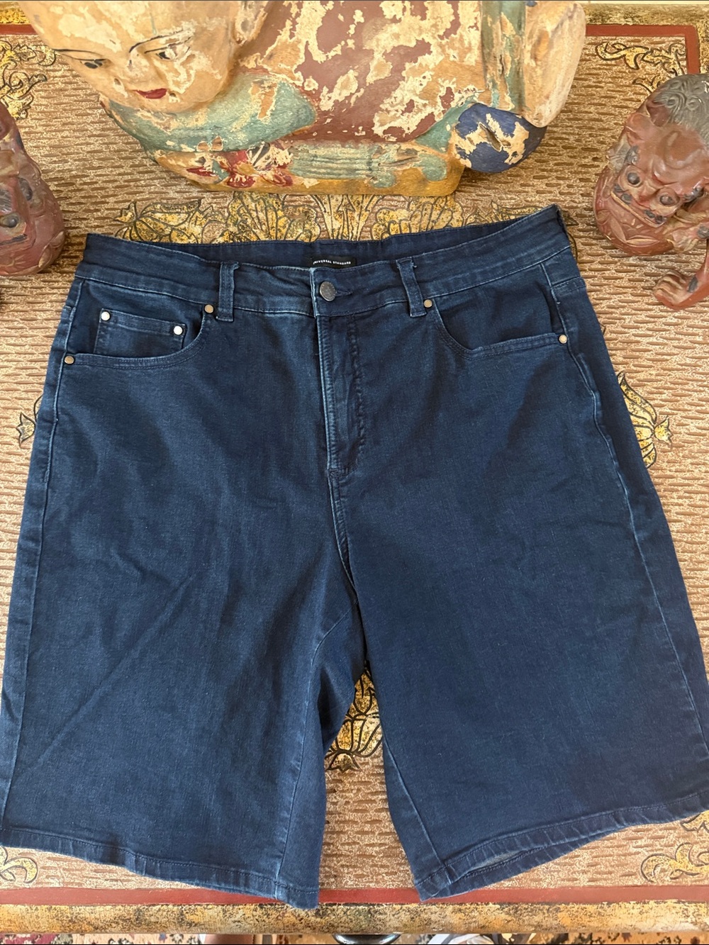 Universal Standard Dark Wash Shorts Size 14